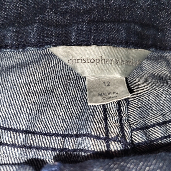Womens Christopher Banks Sparkle Jeans sz 12M - Picture 5 of 5